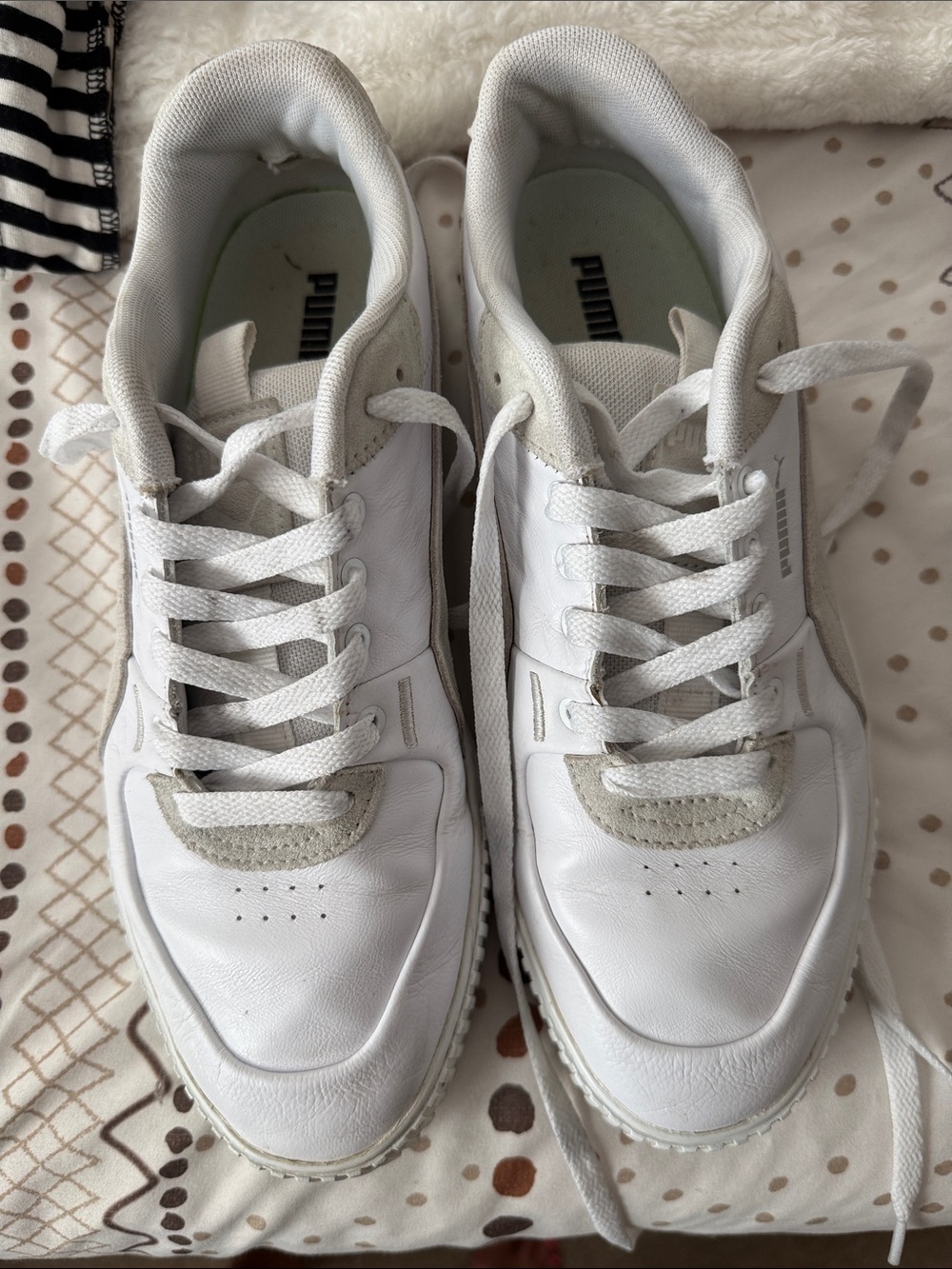 Women’s Puma Cali G golf shoes size 9 white